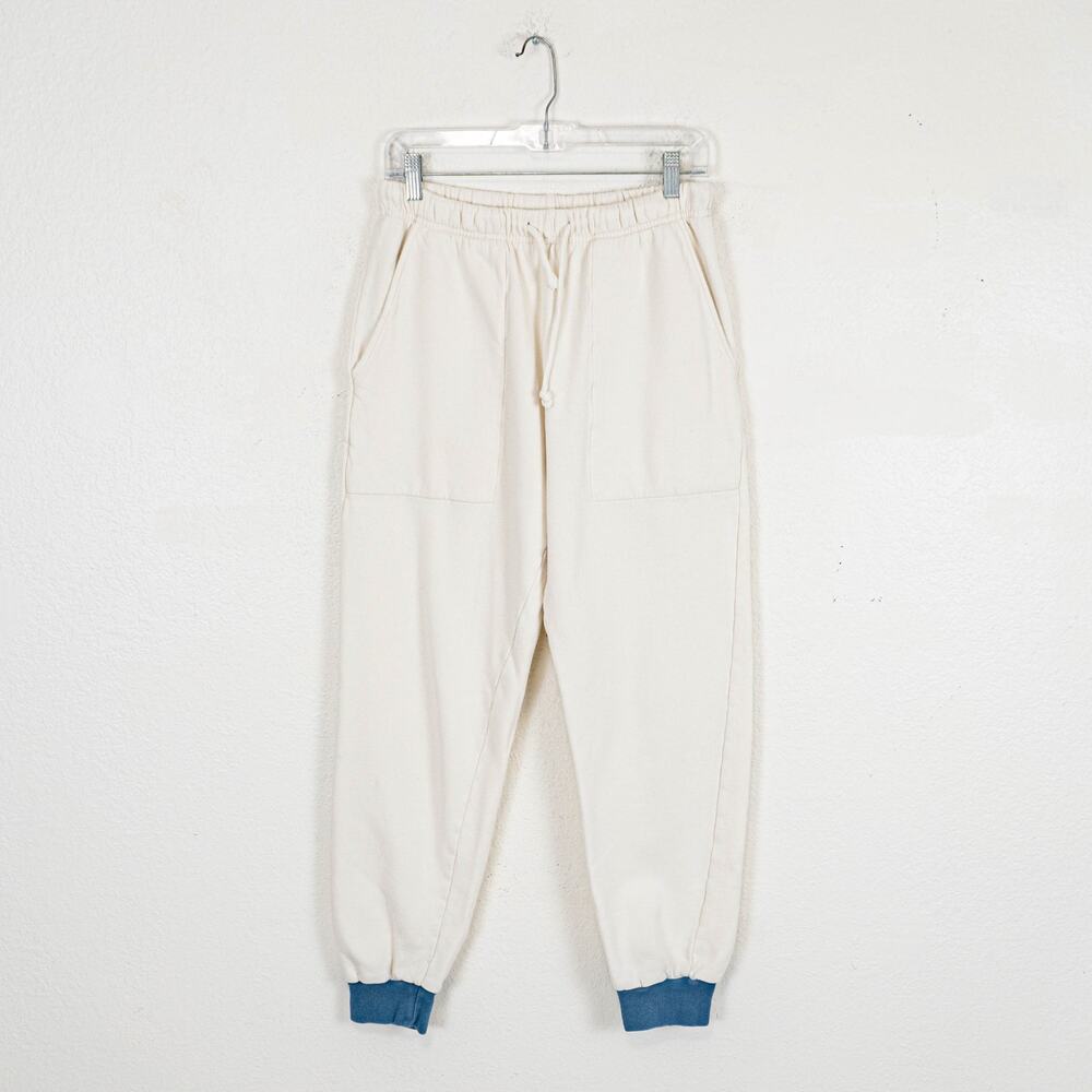 Industry of all Nations Undyed jogger sweatpant indigo cuffed size Medium